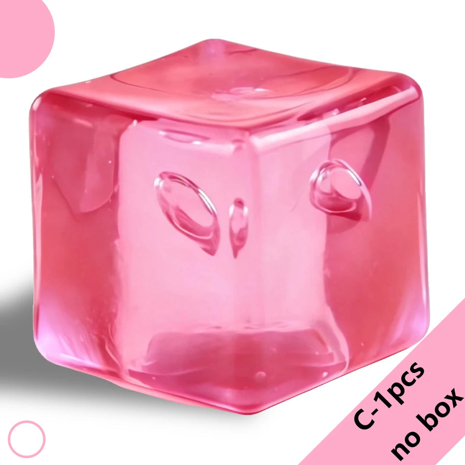 Square Stress Ball Fidget Toys Stress Relief ADHD Autism Sensory Toys Soft Squishy Toys Party Favors Gifts for Adults