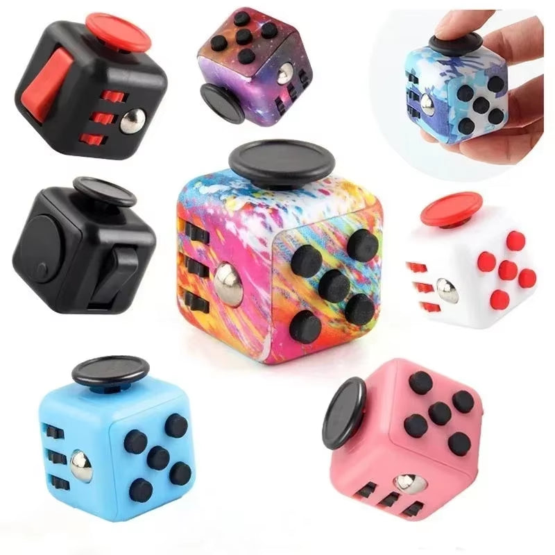Toys anti Stress Cubes Rainbow Fingertip Infinity Magic Cubo Infinito Square Sensory Toys Decompression