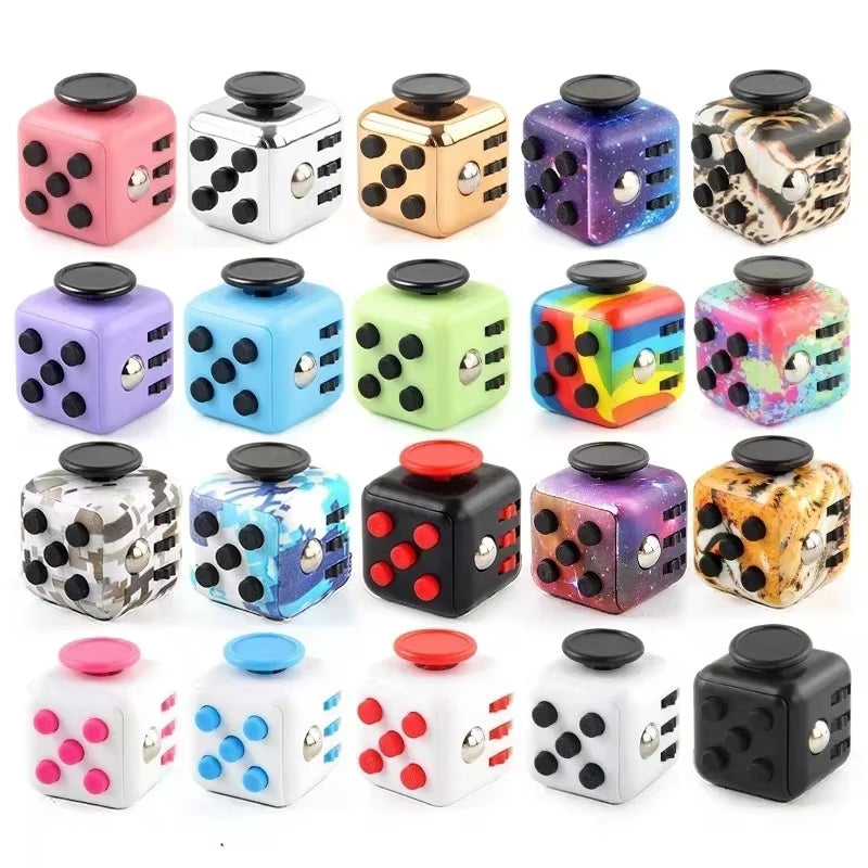Toys anti Stress Cubes Rainbow Fingertip Infinity Magic Cubo Infinito Square Sensory Toys Decompression