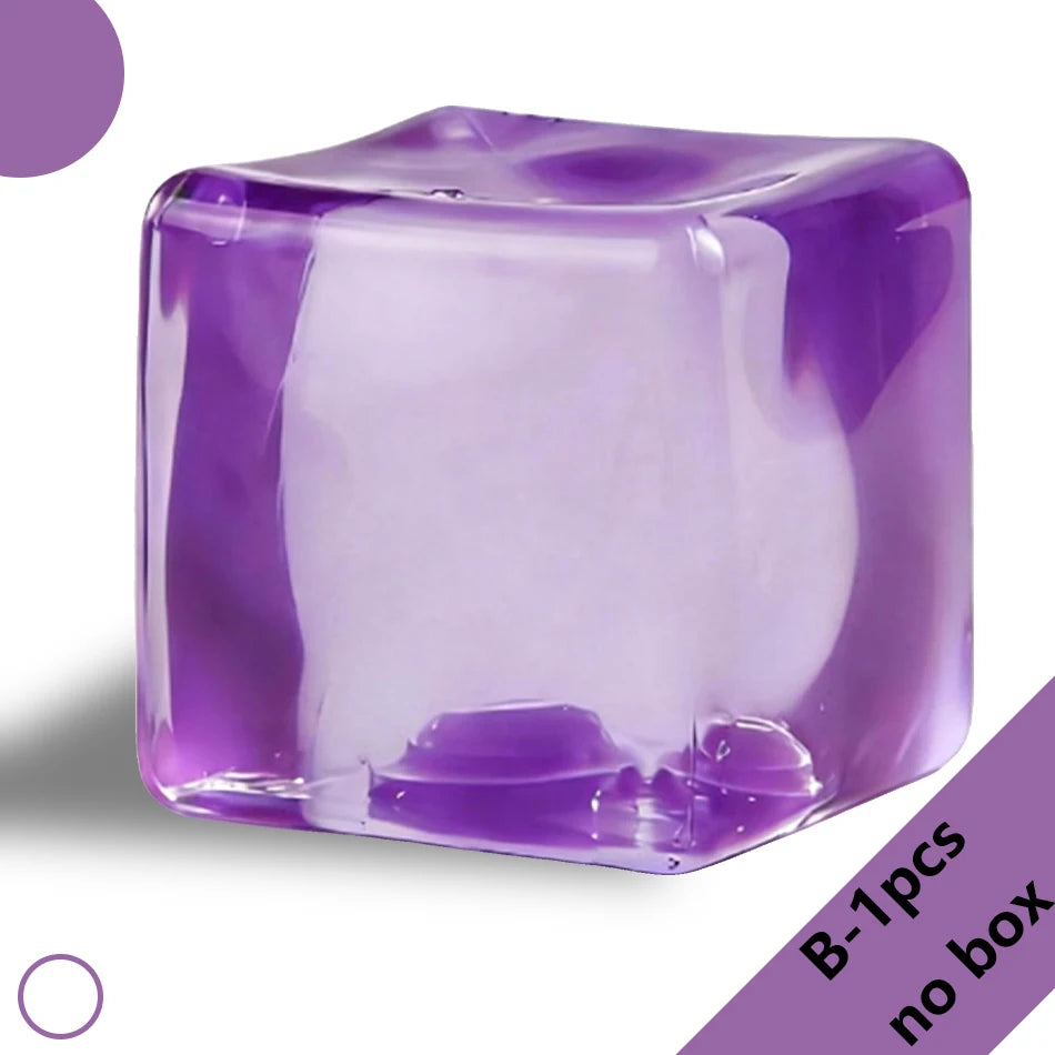 Square Stress Ball Fidget Toys Stress Relief ADHD Autism Sensory Toys Soft Squishy Toys Party Favors Gifts for Adults