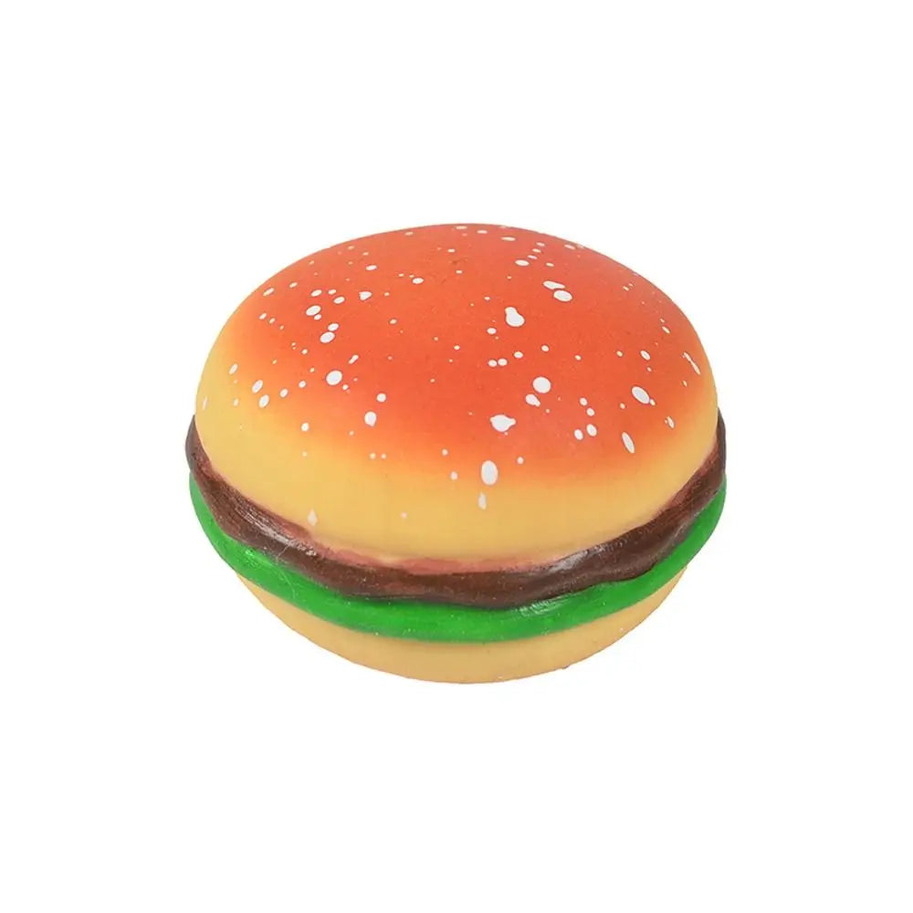 Squishy Hamburger Stress Ball Autism Sensory Toy Stress & Anxiety Relief Fidget Toys Ice-Cream Pinch Decompression Toy for Adult