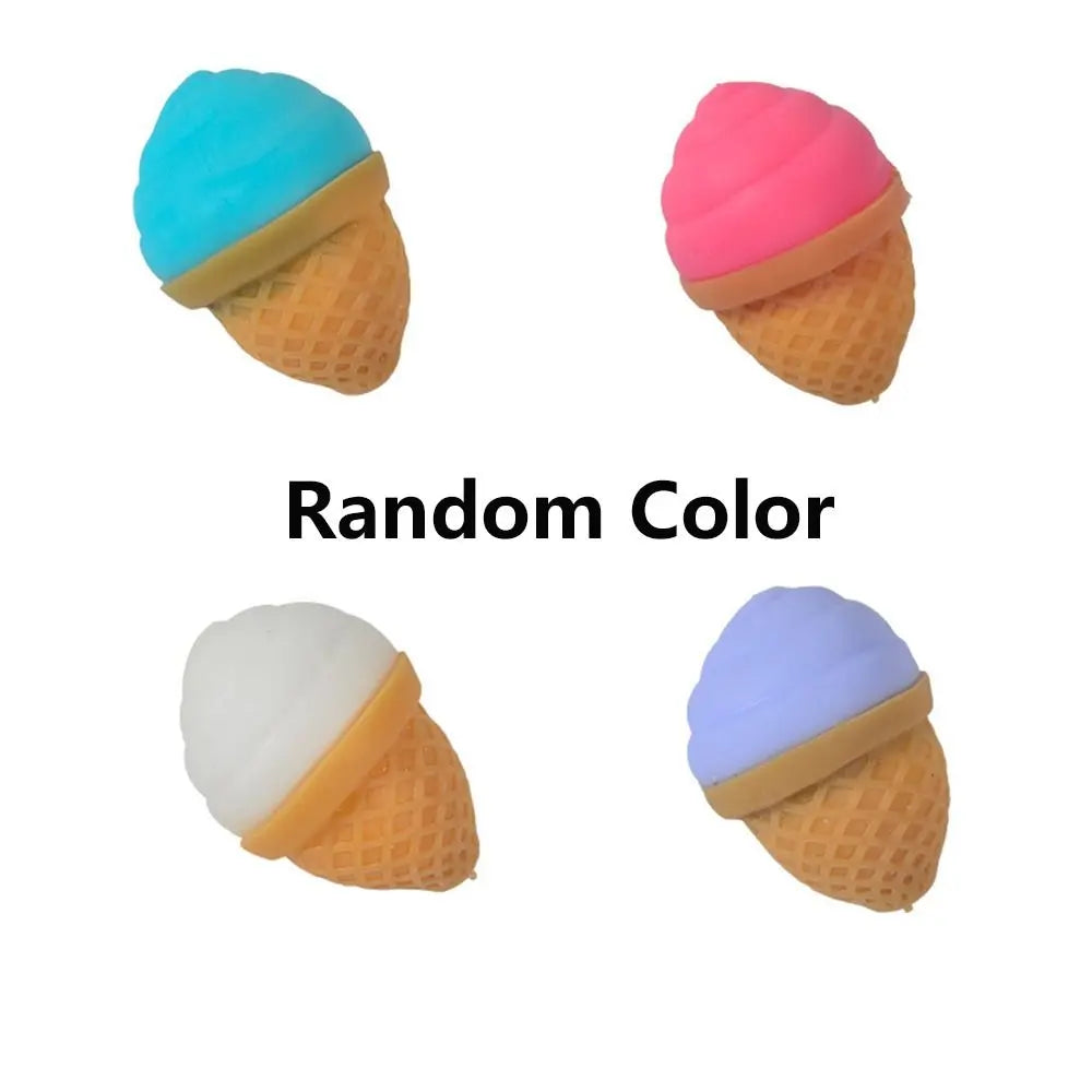 Squishy Hamburger Stress Ball Autism Sensory Toy Stress & Anxiety Relief Fidget Toys Ice-Cream Pinch Decompression Toy for Adult