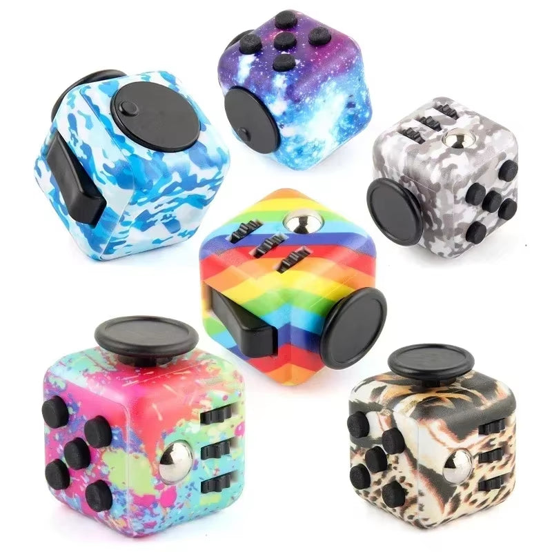 Toys anti Stress Cubes Rainbow Fingertip Infinity Magic Cubo Infinito Square Sensory Toys Decompression